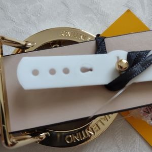 Vlogo Pink Leather Buckle 40mm Pink